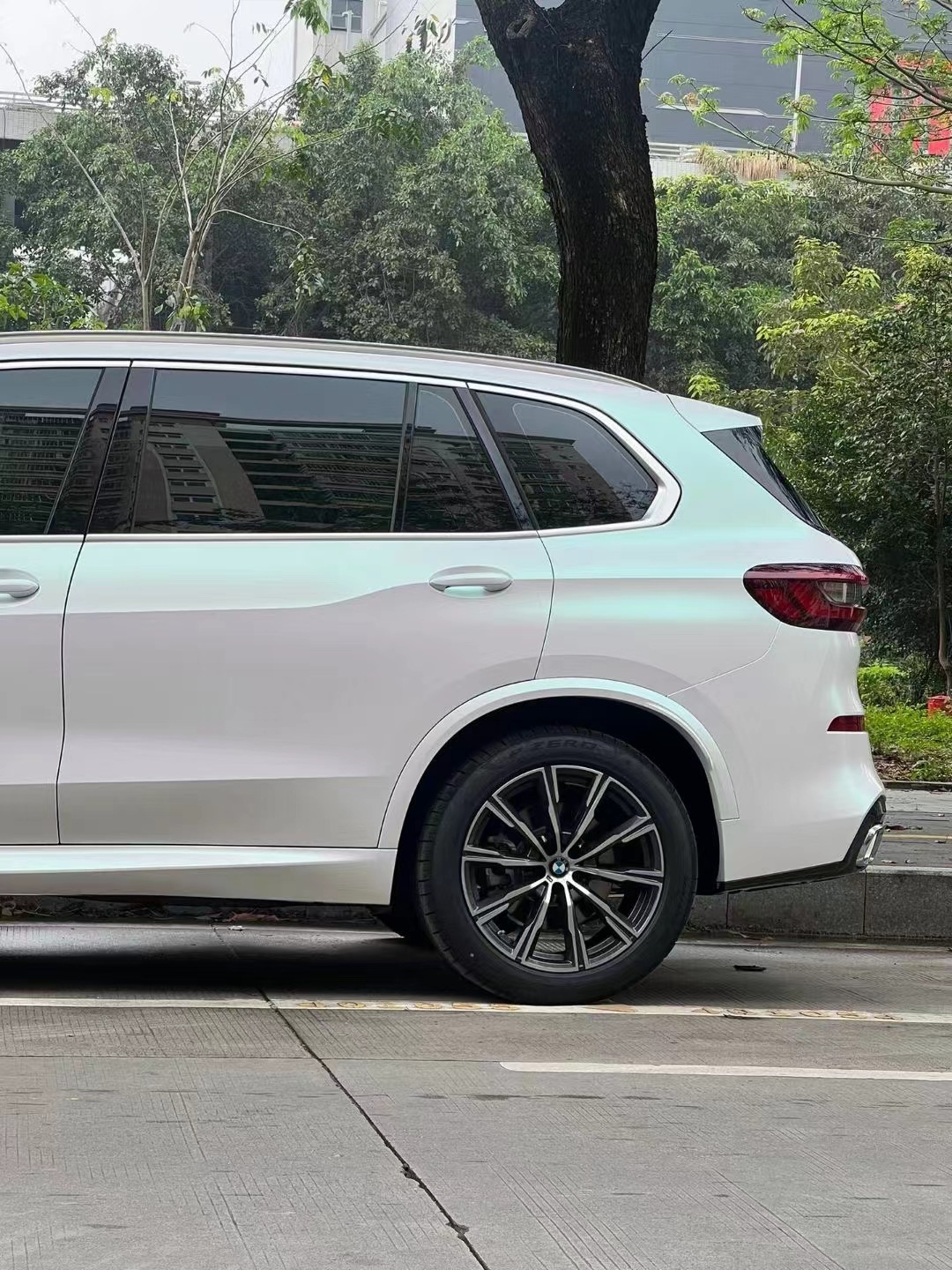 Car Color Changing Film Glossy Dawn White Matte Body Color Changing Film Cross-Border Best-Selling Model Factory Direct Sales Can Be Cut