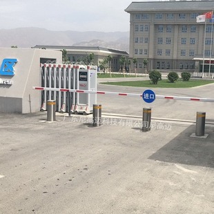 Vehicle Import and Outlet Installation Anti-Collision Fully Automatic Adjustable Column Isolation Pile Campus Riot Lift Type Car Blocking Roadblock