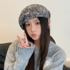 韩版秋冬季帽子女款大头围显脸小包头帽护耳保暖针织帽百搭毛线帽