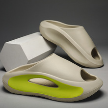 2025款飞机拖鞋男新潮流时尚情侣居家厚底防滑简约百搭外穿一字拖