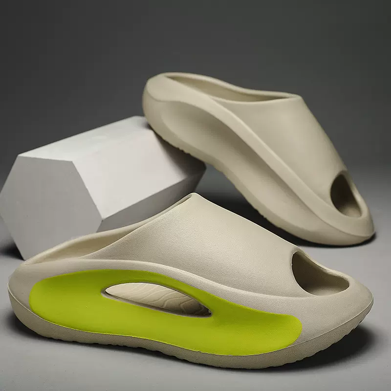 2025款飞机拖鞋男新潮流时尚情侣居家厚底防滑简约百搭外穿一字拖