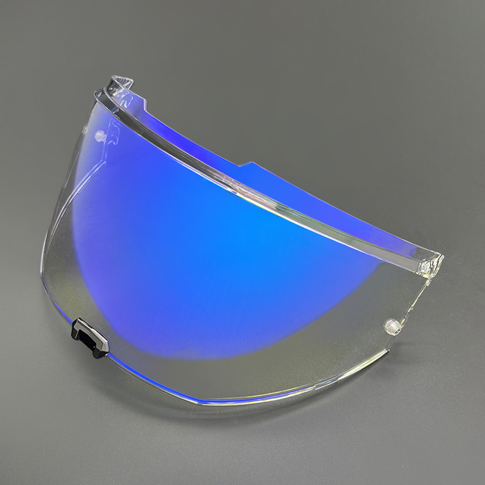 Motorcycle Helmet Lens Compatible with Ff910 Advant 2, Multi-Color Day and Night Universal Iridescent Design