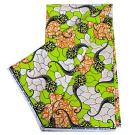 烫钻烫金非洲棉质蜡染布缠腰布african wax fabric跨境外贸面料