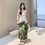夏季新款显瘦直筒半身裙