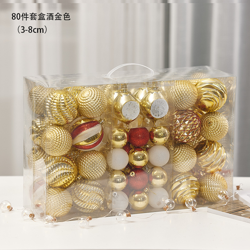 Paquete de regalo dorado de 80 piezas