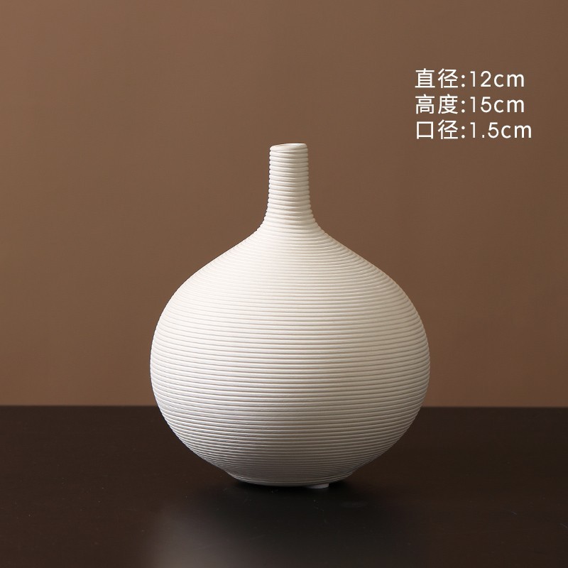 卸売りの白い陶磁器の花瓶の置物の生け花の乾いた花の客間の食事のデスクの玄関の装飾品のアイデアの芸術の花器|undefined