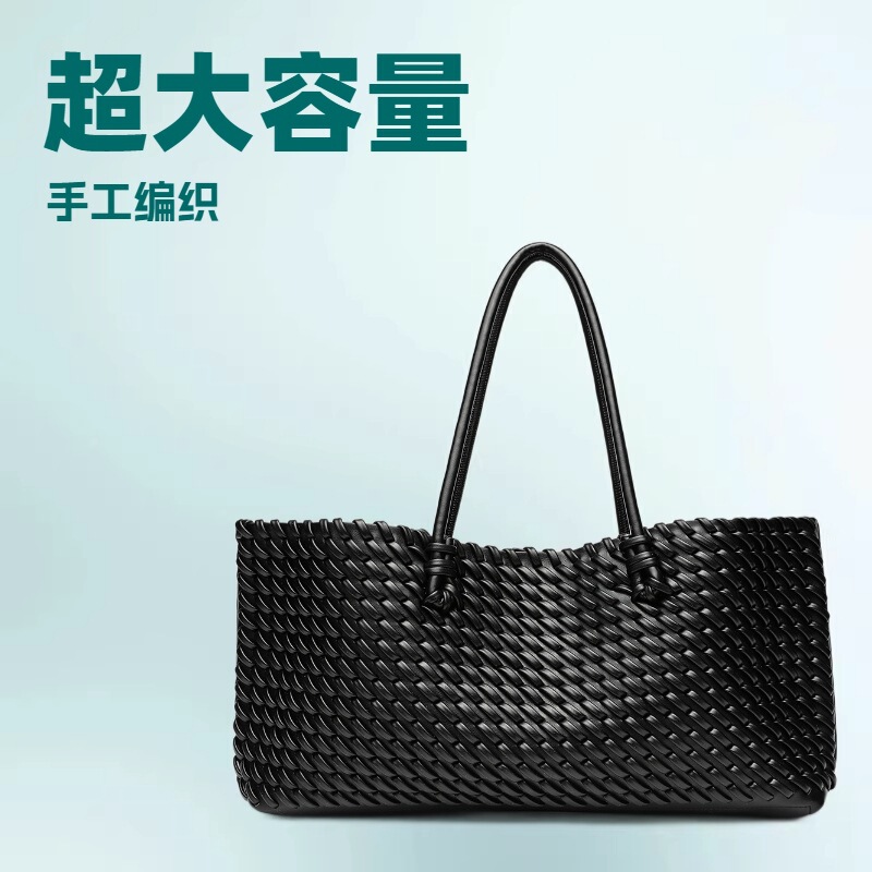Za Brand Handmade Woven Bag 2025 Waterproof Large-Capacity Single Shoulder Bag Versatile Mother-Daughter Underarm Bag Za Brand Handmade Woven Bag 2025 Waterproof Large-Capacity Single Shoulder Bag Versatile Mother-Daughter Underarm Bag