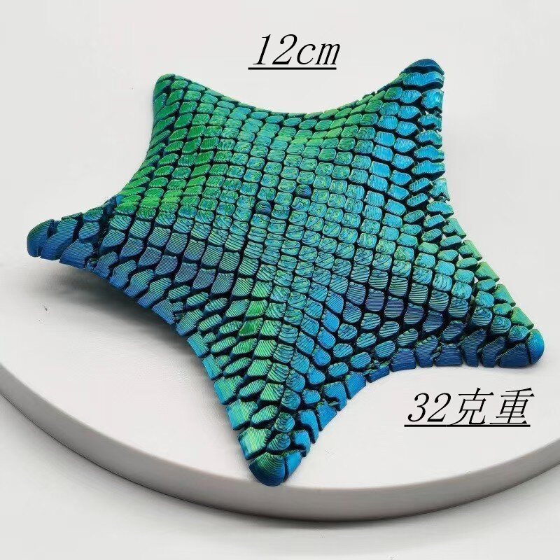 3D Printed Marine Animal Figurines Toys Wholesale with Movable Joints, Stress-Relief Gifts for Market Stalls, Cultural and Creative Market Decorations