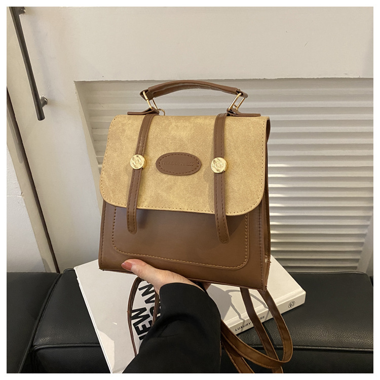 Alta textura simple color sólido estilo coreano bolso de las mujeres 2023 invierno nuevo nicho diseño hombro crossbody bolso