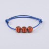 Basketball adjustable ball, woven bracelet handmade, European style, wholesale