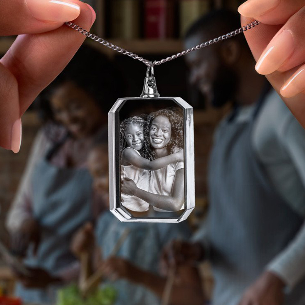 W0007 사각목걸이 S사이즈 30*6*20mm (선물박스 포장)