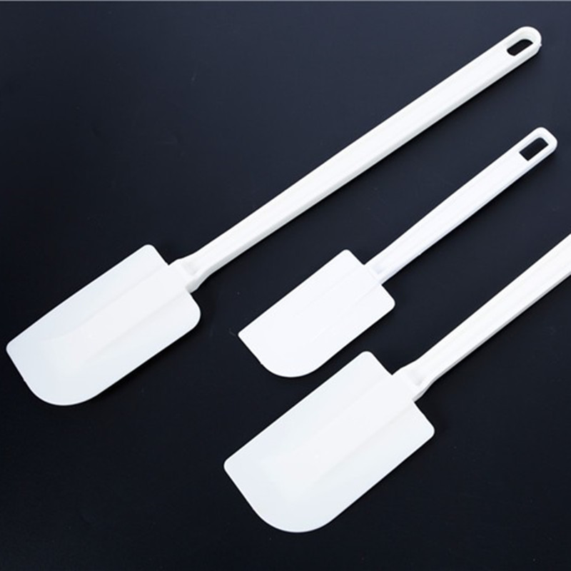 Herramientas Cuchillo de agitación de plástico para pastel de crema pequeño tamaño medio grande cuchillo de mango largo cuchillo de agitación de plástico resistente a alta temperatura