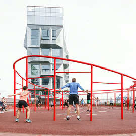 环形秋千架 多功能圆形秋千架组合 公园儿童游乐设备定制生产厂家