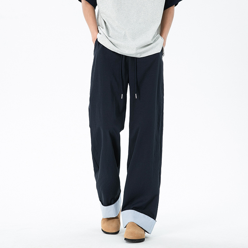 Summer silk trousers