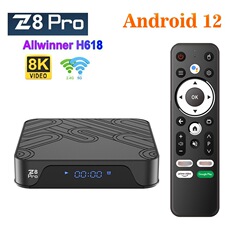 クロスボーダー Z8Pro TV ボックス Allwinner H618 Android 12 セットトップ ボックス 8K HD 5GWIFI ネットワーク プレーヤー