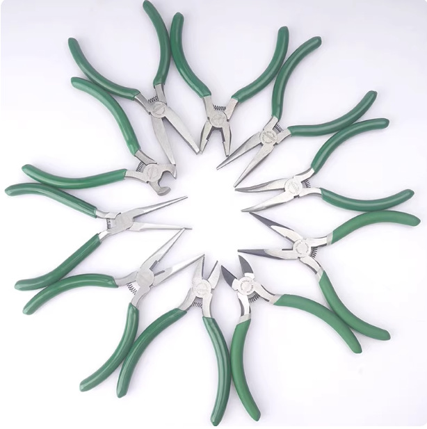 威力狮迷你手工钳5寸尖嘴钳斜嘴钳钢丝钳DIY钳无牙钳针嘴卡簧钳