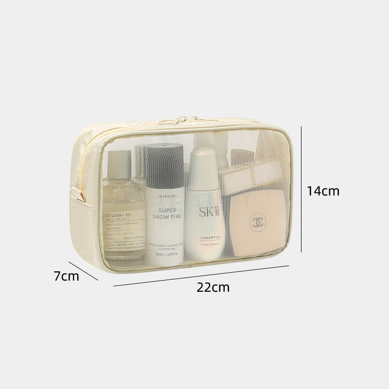 Органайзер bag travel pouch, дышащая сетка сверху, молния, маленький/средний/большой, мультицвет