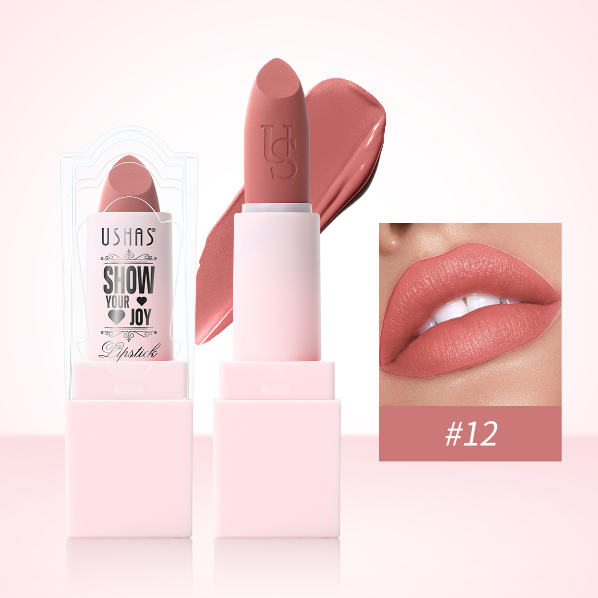 USHAS Cross-Border Spot Mat Lipstick LP2287A + B