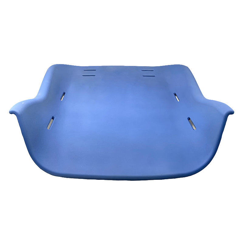 pu发泡厂加工定制蓝色聚氨酯发泡坐垫 表面晒纹自结皮pu泡棉