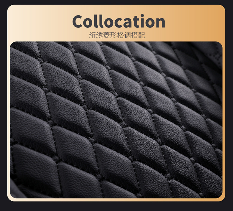 Car Seat Cushion, Universal for All Seasons, Fully Enclosed Seat Cover, New Cartoon Internet Celebrity, Cute Full Leather Seat Cover, Seat Cushion Wholesale