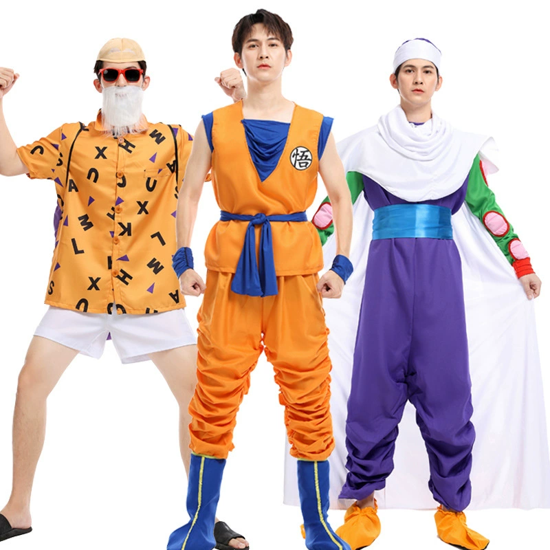 Костюм на хэллоуин японский мультфильм COS Dragon Ball Гоку Turtle Fairy Beck роль-игра на сцене