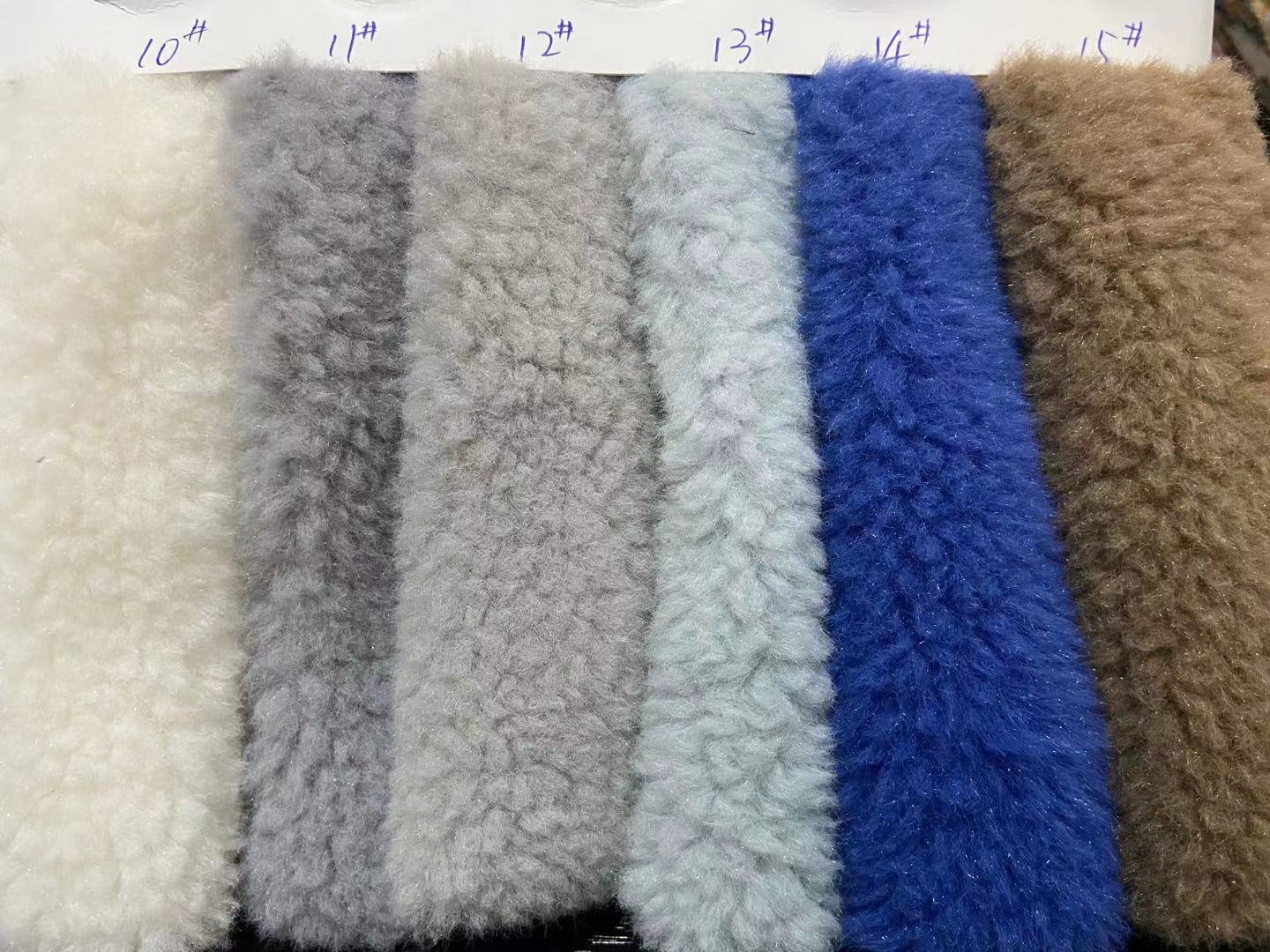 Nuevo en stock super suave Hao cachemir de Cachemira imitación Cachemira grano terciopelo tela Otoño e Invierno ropa juguete bufanda tela