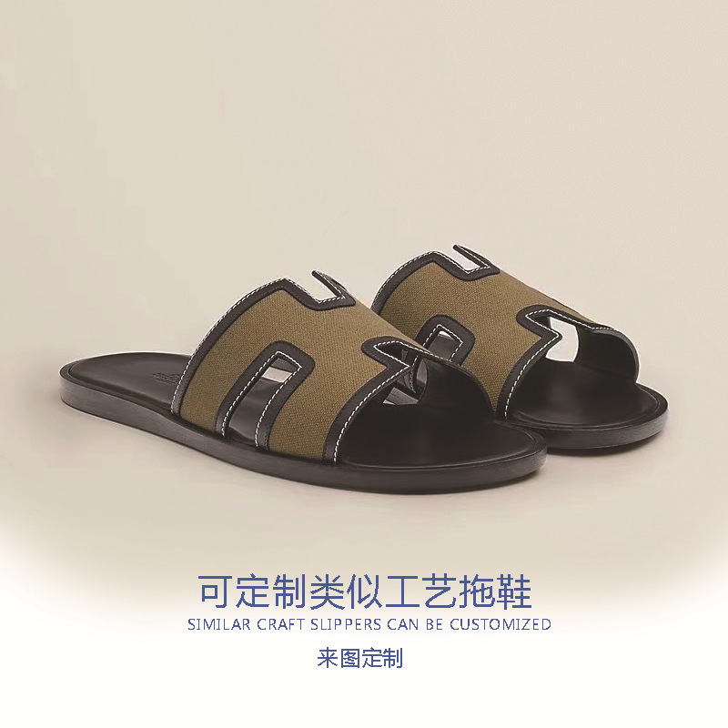 European men's sandals new breathable be...