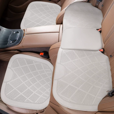 for all seasons universal nappa leather — Four Seasons Pad - ultra-thin-and-breathablefull-car-three-piece-set-off-white-clean-labelno-logo