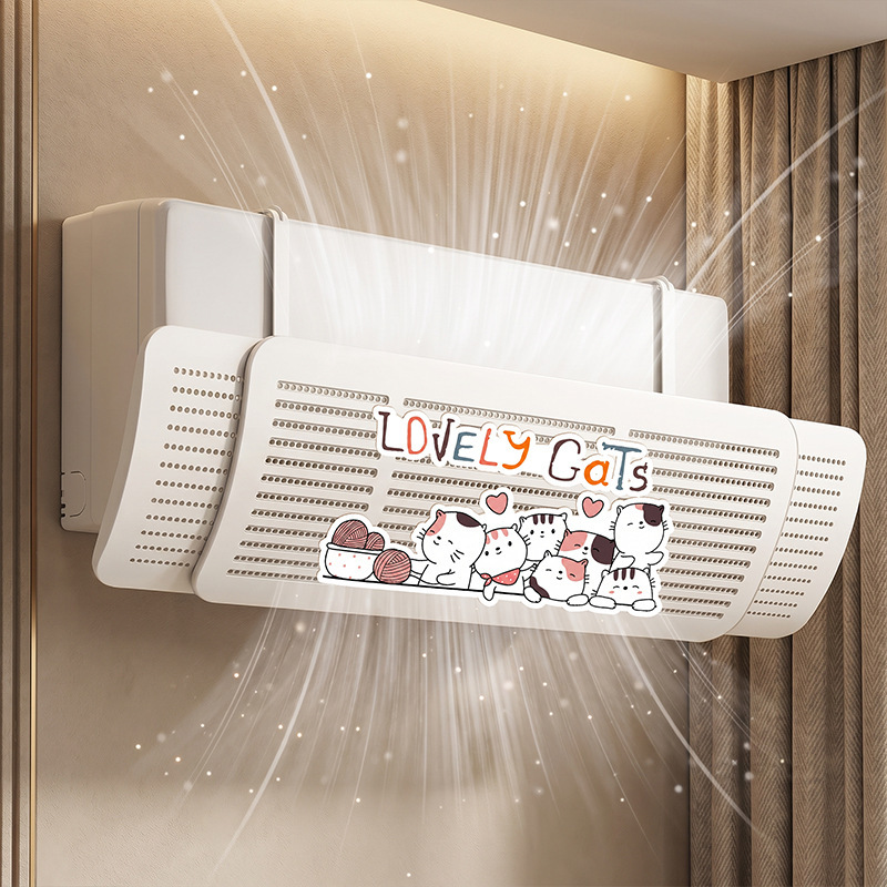 Air Conditioner Wind Deflector to Prevent Direct Blowing of Cold Air, Universal Wall-Mounted Wind Shield, No Installation Required Air Conditioner Wind Deflector to Prevent Direct Blowing of Cold Air, Universal Wall-Mounted Wind Shield, No Installation Required