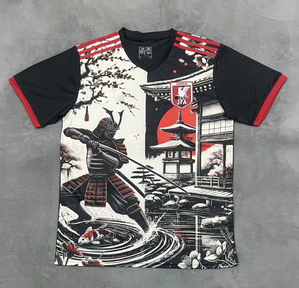 25-26 Nueva camiseta de anime de camiseta japonesa One Piece Samurai Sakura Dragon Ball Uniforme de fútbol transfronterizo de edición especial