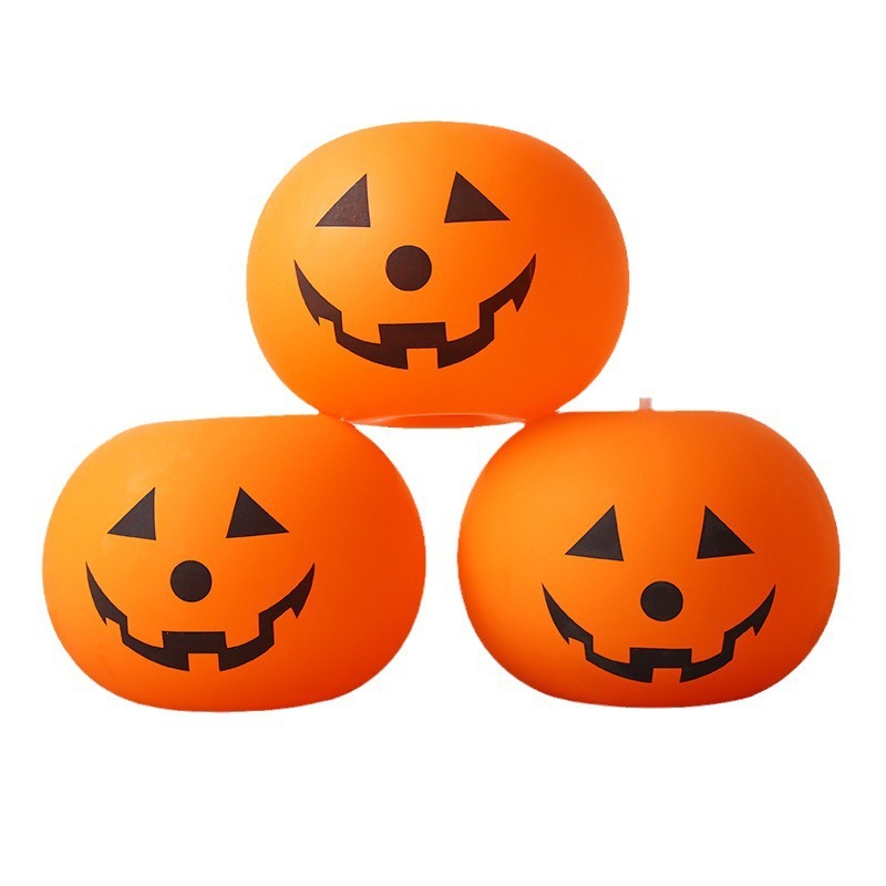 アマゾンクロスボーダーカボチャランプ風船ハロウィーンパーティー装飾発光鬼節カボチャ表情祝日風船|undefined