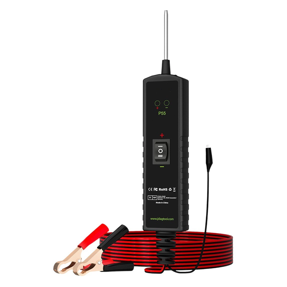 Автомобильный электропроводный тестер заземления системы обнаружения короткого замыкания отслеживания позиционирования диагностика 12-24V многофункциональный