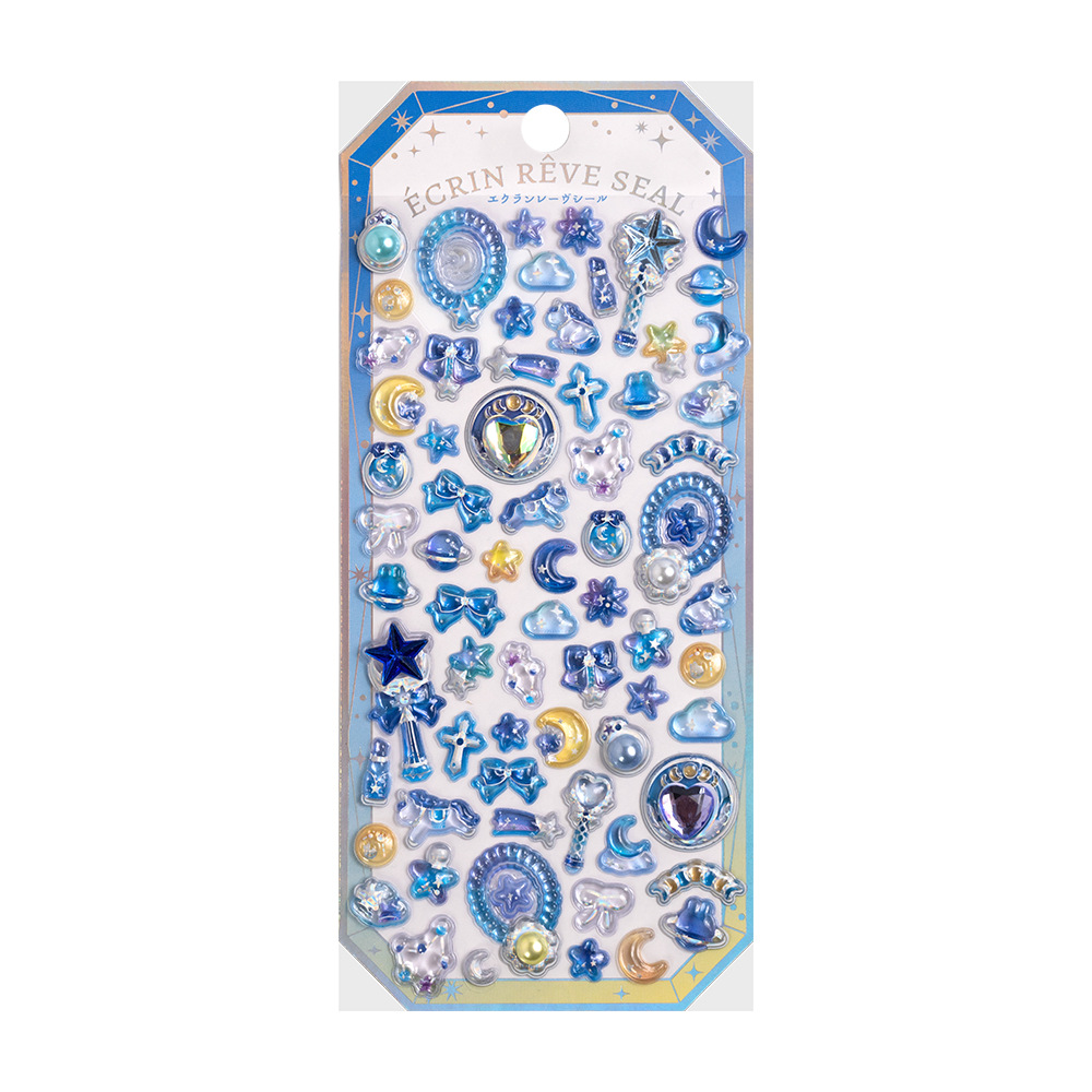 신제품 SL-BKG-05 Qimeng 3D 엠보싱 보석 스티커