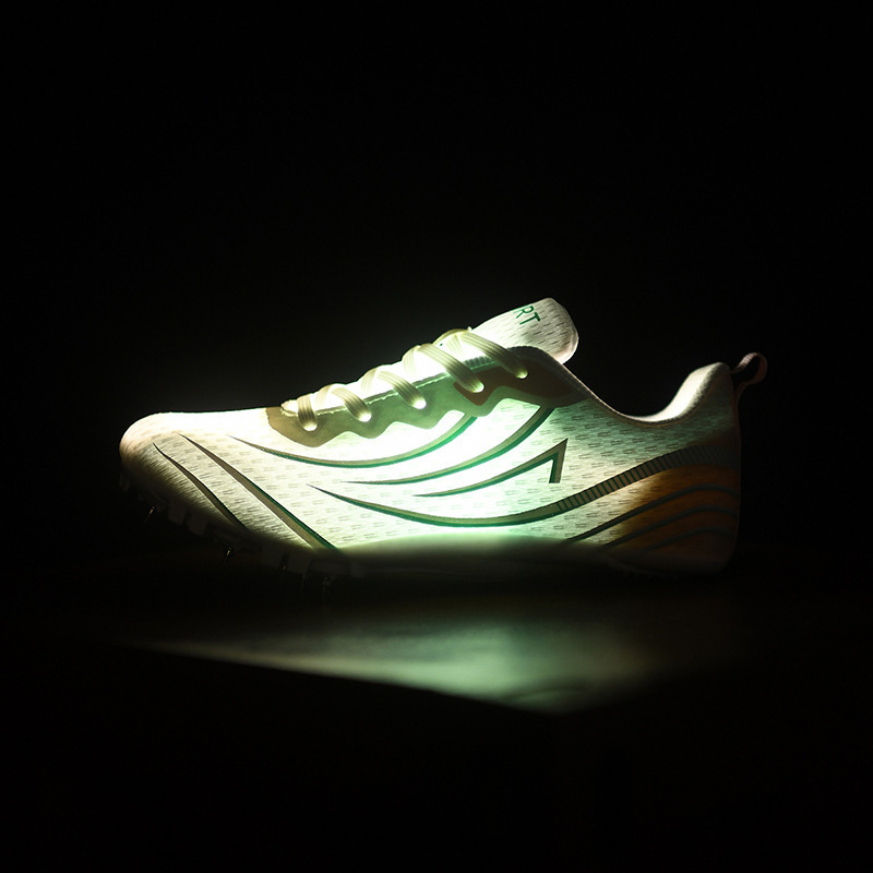 Zapatillas de Atletismo con Clavos Suela TPU Transpirable y Antideslizante para Pistas
