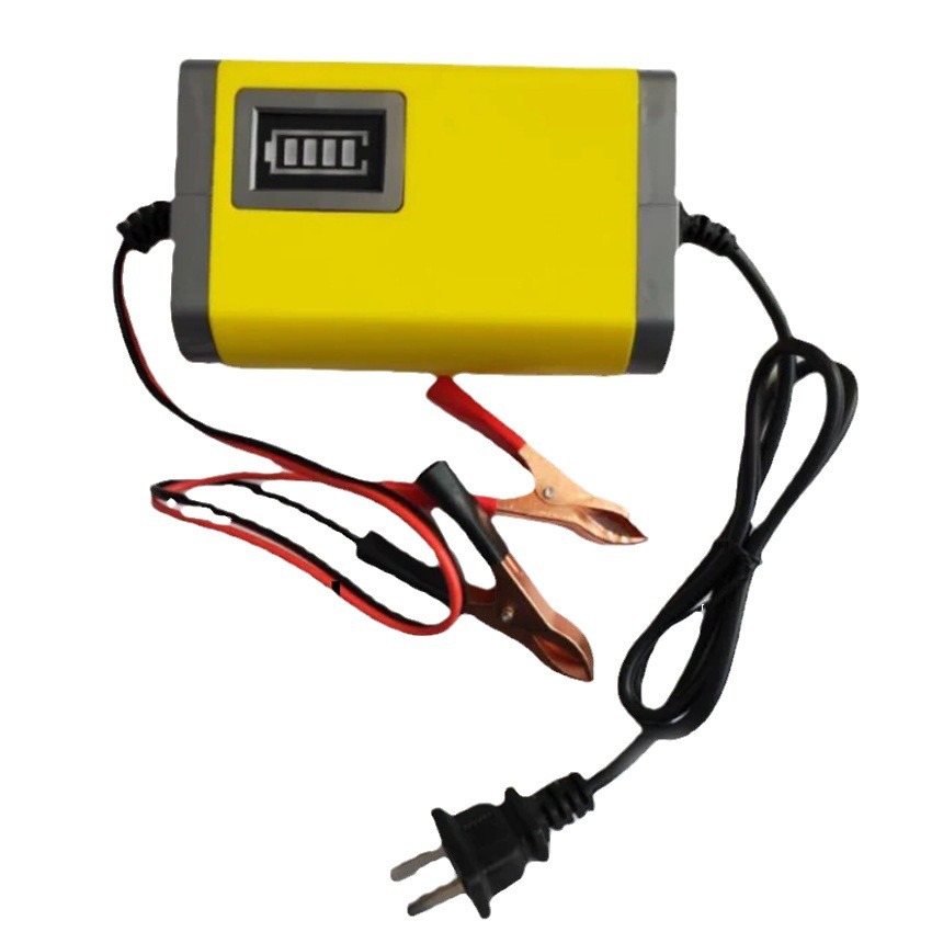 Reparación de batería de la motocicleta pequeño camión batería cargador LCD 12V 6A3 a 5a2SUV batería de coche