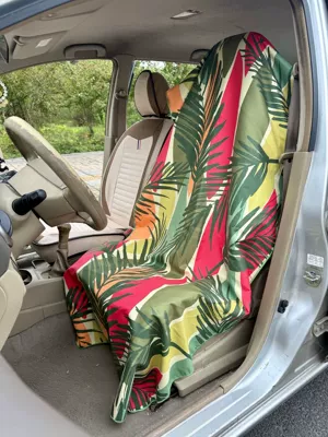 Universal seat cover Car Seat Cover Towel, Beach - colorful-palm-leaves-19080cm