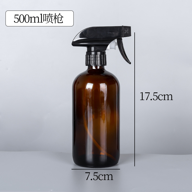 Botella de aceite esencial Brown Boston 15ml240ml120ml aceite esencial sub-embalaje botella de vidrio esencia spray