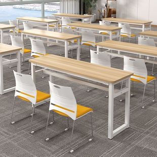 Training Table Long Table Training Table and Chair Integrated Conference Table and Chair Organization Tutoring Class Desk Staff Double Table