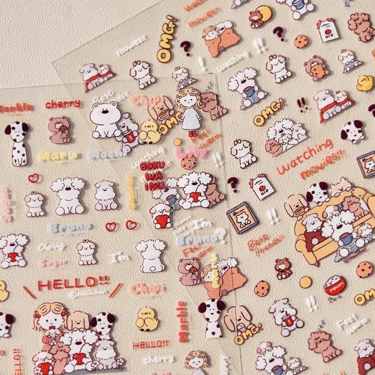 Cute Japanese nail stickers for nails