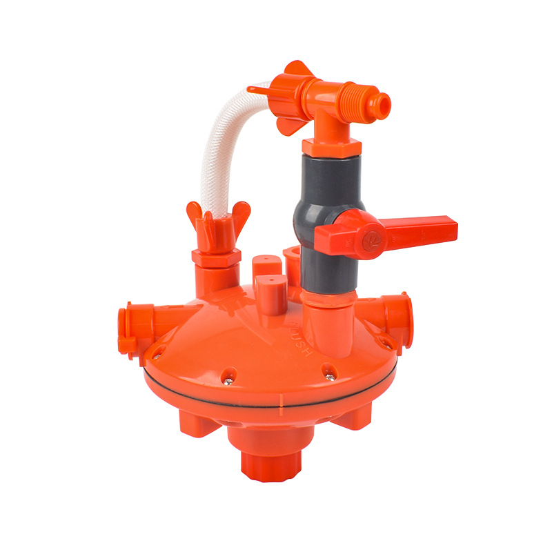 Regulador de línea de agua regulador de gallinero línea de agua de cría regulador de presión de descompresión regulador de dos vías línea de agua de pollo Accesorios