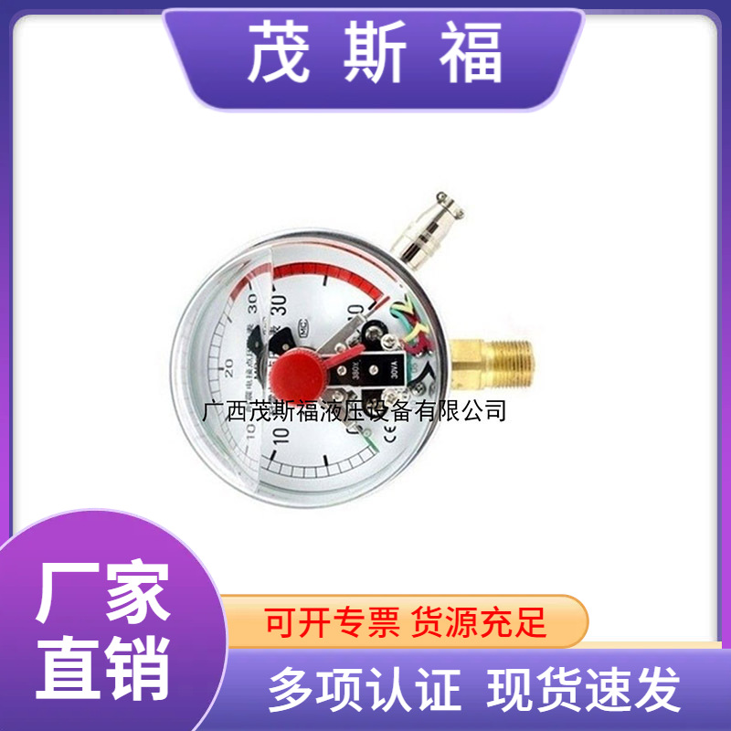 YXN-100-不锈钢耐震防腐蚀电接点压力表 耐震磁助式电接点压力表