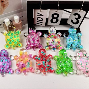 Fruit Cut into Oil Turtle Large Ornaments Oil into Liquid Touch Doll Cute Decompression Toy