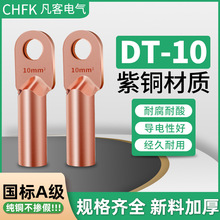 DT10-630堵油型紫铜接线端子铜鼻子镀锡铜线耳接头非标B级