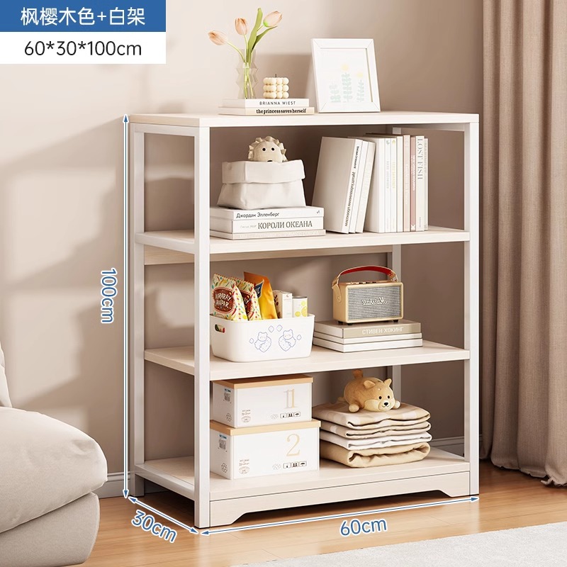 Estante de libros simple Estante de almacenamiento Estante de almacenamiento Estante de almacenamiento Estante de almacenamiento Estante de lectura de libros de oficina Estante de exposición doméstico Estante de almacenamiento de piso