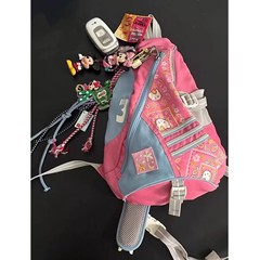 中古の大衆デザインのレトロなファッションの肩のリュックサックの斜めのリュックサックの弓矢のカバンy 2kギャルのかわいい包み