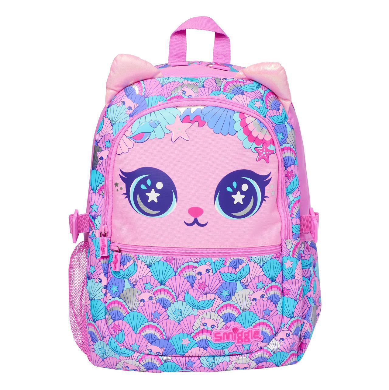 Smiggle grande kt Stitch mochila de gran capacidad de descompresión de doble hombro de dibujos animados