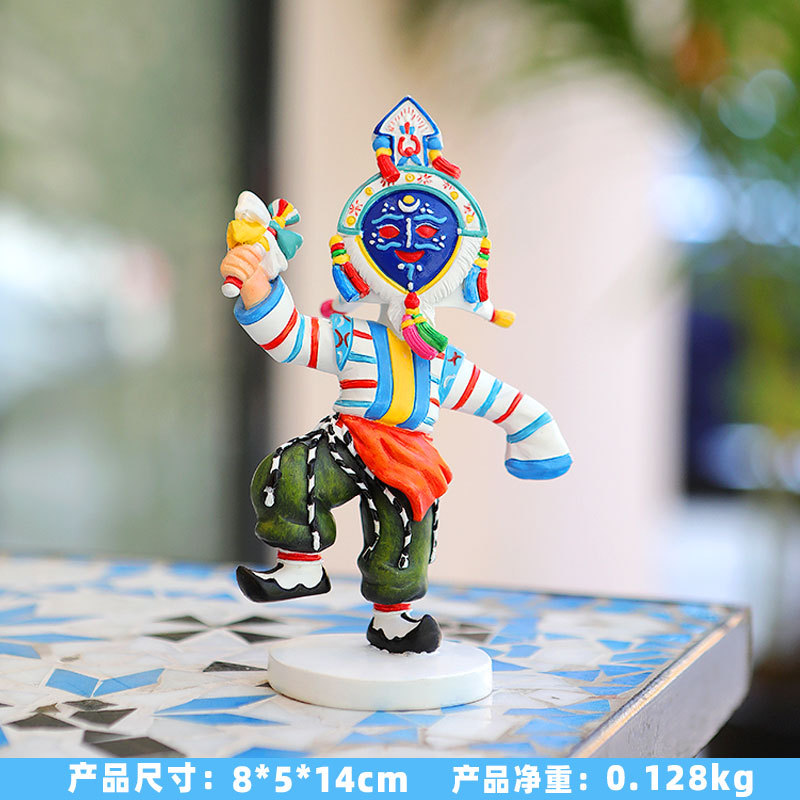 Boutique Xizanga ópera sacudiendo la cabeza muñeca hecha a mano muñeca decoración del hogar accesorios del coche Xizango nacional característico recuerdo