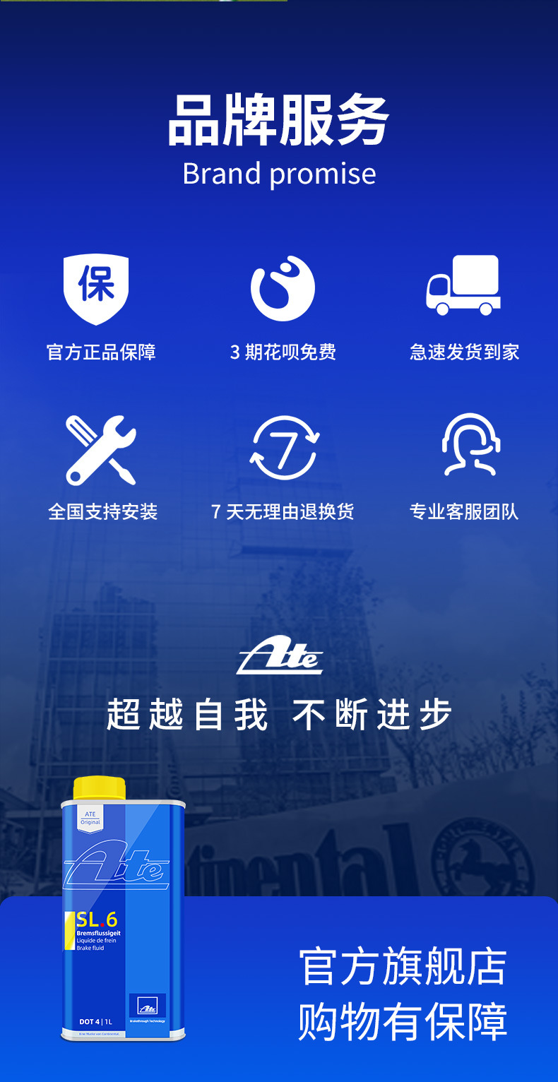 Suitable for Ate Brake Oil Original Imported Fully Synthetic Abs Sensitive Car Esp Clutch Brake Fluid Dot