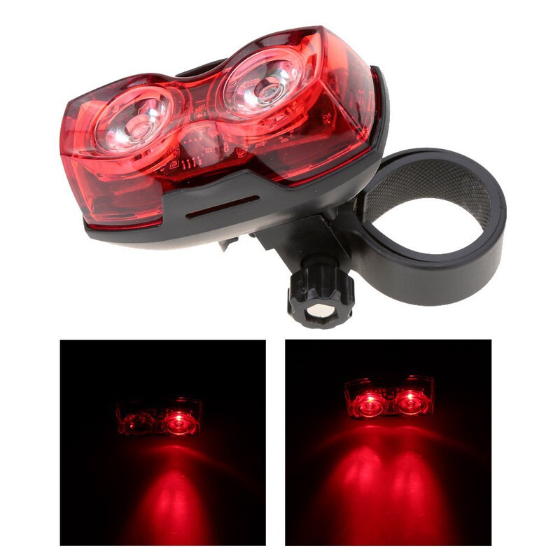 RAYPAL 2230 bicycle tail light bicycle double light bead rear tail light warning light riding equipment