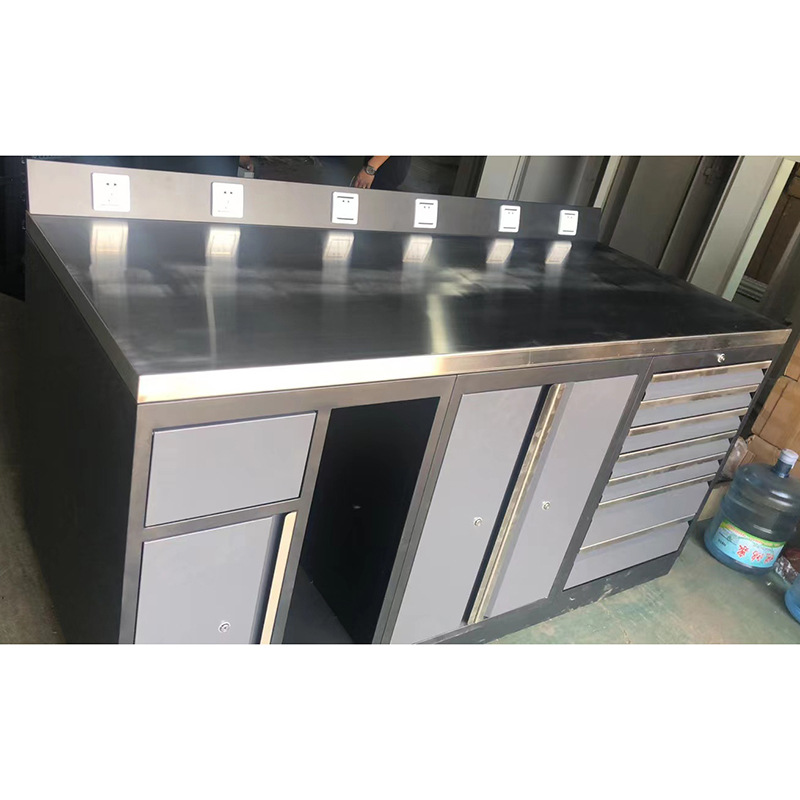 厂家供应工具台带插座  重型组合工具柜  钣金加工  机床钣金外壳